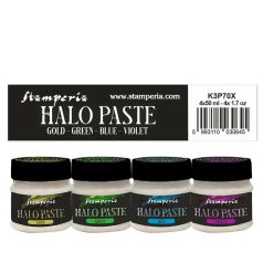   Stamperia Halo paszta 4x50ml - Songs of the Sea - Assortiment - Halo Paste (1 csomag)