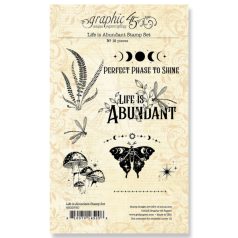   Graphic 45 Szilikonbélyegző Life is Abundant - Stamp Set (1 csomag)