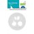 Lawn Fawn Stencil LF3277 - Reveal Wheel Templates: Little Snow Globe: Bear - Lawn Clippings Stencils (1 csomag)