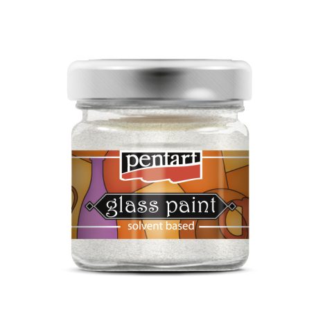 Pentart Üvegfesték 30 ml csillogó szívárvány - Glass Paint (1 db)