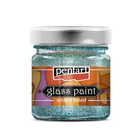 Pentart Üvegfesték 30 ml csillogó zöld - Glass Paint (1 db)