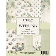   Papírkészlet - 6" (15 cm) - Wedding - Reprint Paper Pack (25 ív)