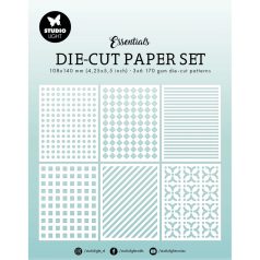   Studio Light Kivágatok  - Die-cut paper sheets Essentials nr.36 - Die Cut Block (18 ív)