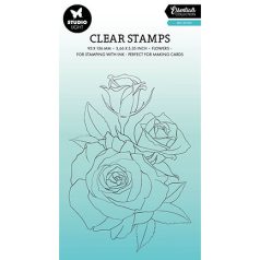   Studio Light Szilikonbélyegző - Big roses Essentials nr.540 - Clear Stamps (1 csomag)