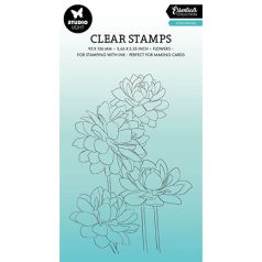   Studio Light Szilikonbélyegző - Little Dahlias Essentials nr.542 - Clear Stamps (1 csomag)