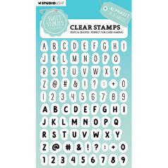   Studio Light Szilikonbélyegző - Alphabet Sweet Stories nr.559 - Clear Stamps (1 csomag)