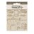 Stamperia Chipboard 14x14 cm - Coffee and Chocolate - MokaDecorative Chips (1 ív)