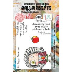   AALL & CREATE Szilikonbélyegző A7 - Sir Isaac Newton - Stamp Set (1 db)