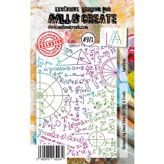   AALL & CREATE Szilikonbélyegző A7 - Equations - Stamp Set (1 db)