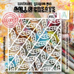 AALL & CREATE Stencil 6" (15 cm) - Diagonal Vines (1db)