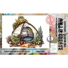   AALL & CREATE Szilikonbélyegző A6 - Camp Cactus - Stamp Set (1 db)