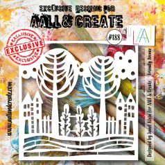   AALL & CREATE Stencil 6" (15 cm) - Friendly Avenue (1db)