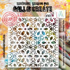   AALL & CREATE Stencil 6" (15 cm) - Swinging Sixties (1db)