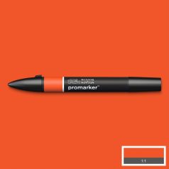   Winsor & Newton Promarker kétvégű alkoholos filctoll O177 - Bright Orange (1 db)