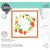 SIZZIX Stencil 666528, Strawberry Wreath / Sizzix Layered Stencil (1 csomag)