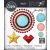 SIZZIX vágósablon 666567 - Vault Rosettes - Tim Holtz - Thinlits Die Set  (1 csomag)