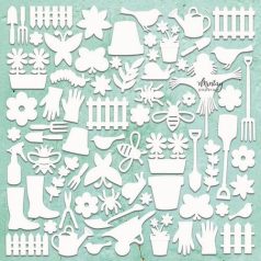   Mintay Papers Chipboard 12" (30 cm) - Decor - Gardening - Chippies (1 ív)