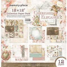   Memory Place Papírkészlet 12" (30 cm) - Cherished Elegance - Collection Paper Pack (12 lap)