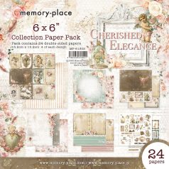   Memory Place Papírkészlet 6" (15 cm) - Cherished Elegance - Collection Paper Pack (24 lap)