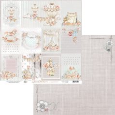   Alchemy of Art Scrapbook papír 12" (30 cm) - Cute Baby – Project Life Cards - Double-sided paper (1 ív)