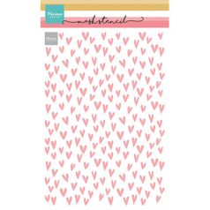 Marianne Design Stencil - Hearts - Stencils (1 db)