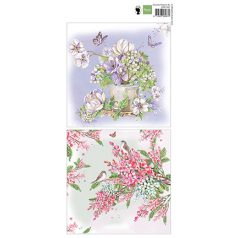   Marianne Design Kivágóív - Country Flowers XL - Cutting Sheet (1 db)