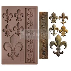   Redesign with Prima Öntőforma - Fleur de Lis en Or - Décor Mould (1 db)