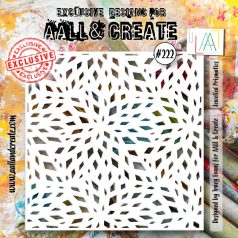   AALL & CREATE Stencil 6" (15 cm) - Jewelled Prismatics (1db)