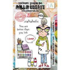   AALL & CREATE Szilikonbélyegző A7 - Craftaholic Dee - Stamp Set (1 db)