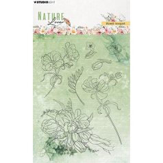   Studio Light Szilikonbélyegző - Flower bouquet - Clear Stamps (1 csomag)