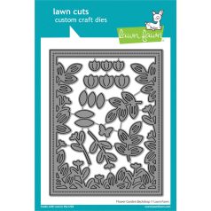   Lawn Fawn Vágósablon LF3386 - flower garden backdrop - Lawn Cuts (1 csomag)