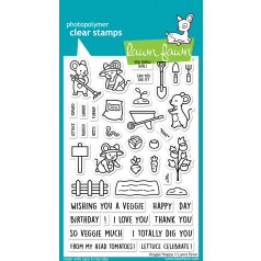   Lawn Fawn Szilikonbélyegző LF3340 - veggie happy - Clear Stamps (1 csomag)