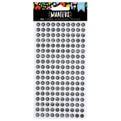   American Crafts Whatevs Pufi matrica  Stickers Puffy Alpha (1 csomag)