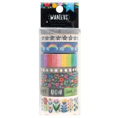   American Crafts Whatevs Dekorációs ragasztószalag Washi Tape (8 db)