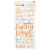 American Crafts Pebbles Sunny Bloom Matrica Gold Foil Thickers Phrase (1 csomag)