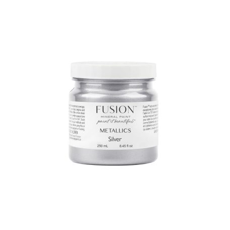 Fusion Mineral Paint Metallic Silver Matt Metál festék (250 ml)