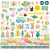 Simple Stories Just Beachy Matrica Cardstock Stickers 12" (30 cm) 1 ív