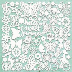   Mintay Papers Chippies Chipboard Decor - Summertime 12" (30 cm) 1 ív