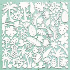   Mintay Papers Chipboard 12" (30 cm) - Decor - Tropical - Chippies (1 ív)