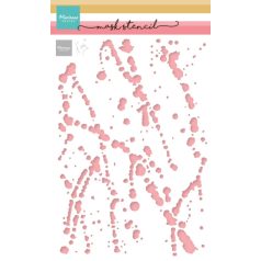   Marianne Design Stencil - Tiny's spilled paint - Mask stencils (1 db)