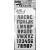 Stampers Anonymous Cutout Alpha Tim Holtz Stencil Layering Stencil (1 db)