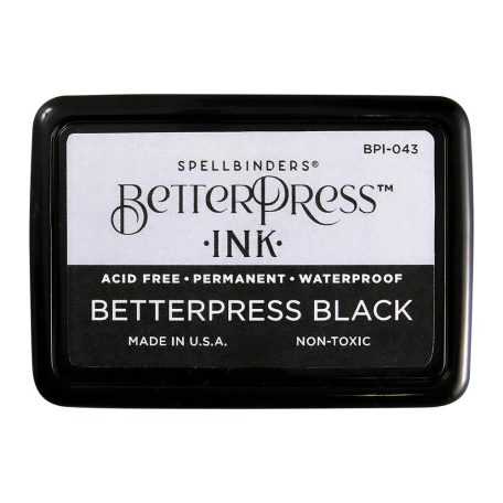 Spellbinders Full Size Black Ink Pad Tintapárna készlet BetterPress (1 db)