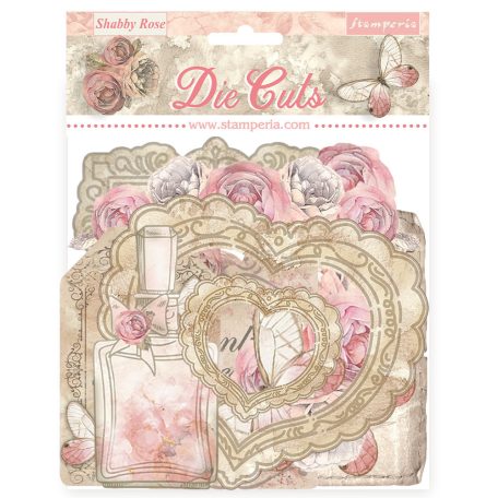 Stamperia Shabby Rose Kivágatok Die Cuts Assorted (1 csomag)