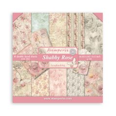   Stamperia Shabby Rose Papírkészlet 8" (20 cm)  Paper Pack (10 ív)