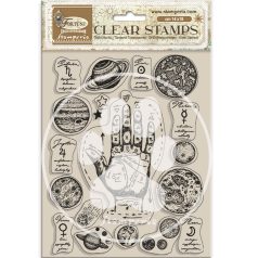   Stamperia Fortune Szilikonbélyegző A5 Elements Clear Stamps (1 csomag)