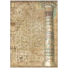 Stamperia Fortune Rizspapír A4 Egypt Rice Paper (1 ív)