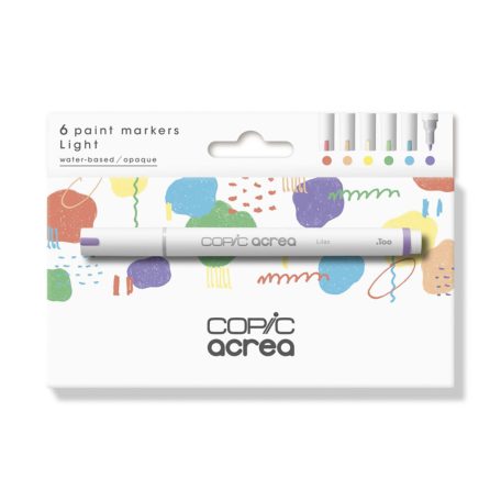 Copic Acrea dekormarker készlet Light 6 db