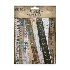 Tim Holtz Paper Strips Díszítőelem Idea-ology (1 csomag)