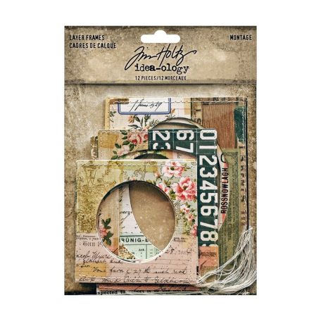 Tim Holtz Layer Frames Montage Díszítőelem Idea-ology (1 csomag)