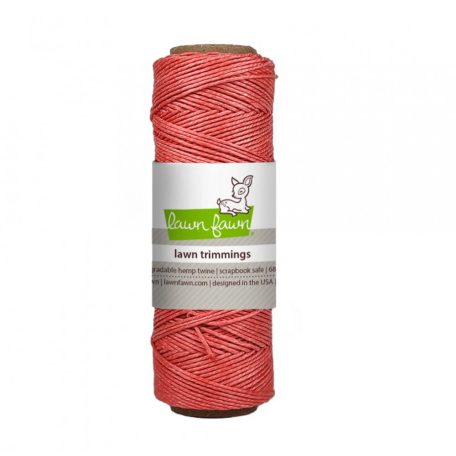 Lawn Fawn Coral Hemp Twine Dekorációs zsineg LF3459 Lawn Trimmings (1 db)